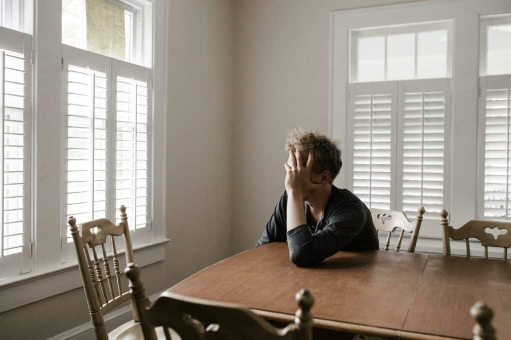 man suffering from Chronic Scrotal Pain